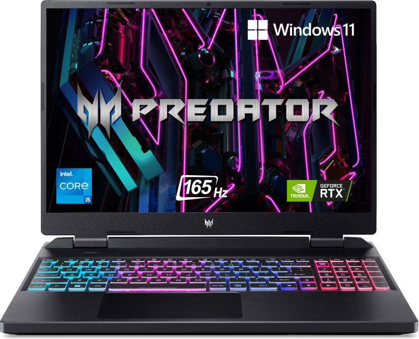 Acer Predator Neo (2023) Core i5 13th Gen 13500HX - (16 GB/512 GB SSD/Windows 11 Home/6 GB Graphics/NVIDIA GeForce RTX 4050) PHN16-71-59XW/ PHN16-71-553K Gaming Laptop  (16 Inch, Obsidian Black, 2.6 Kg)