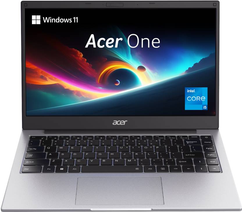 Acer One14 Backlit Core i5 11th Gen 1155G7 - (8 GB/512 GB SSD/Windows 11 Home) Z8-415 Thin and Light Laptop  (14 Inch, Silver, 1.49 Kg)