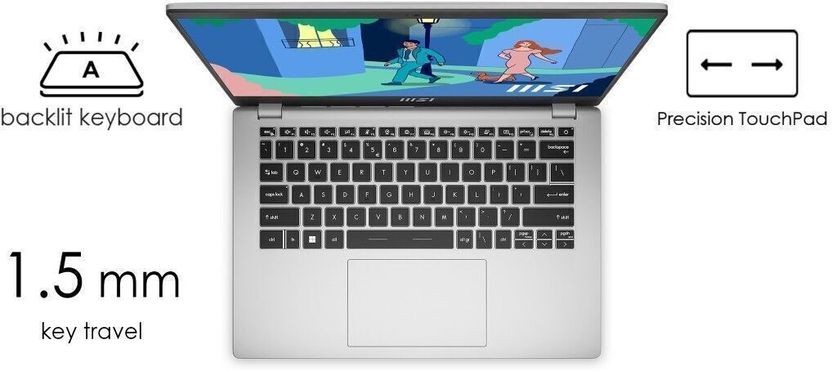 MSI Modern 14 AMD Ryzen 5 7430U Laptop - Image 8