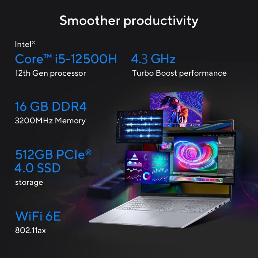 ASUS Vivobook 16X Creator Intel Core i5 12th Gen - Image 8