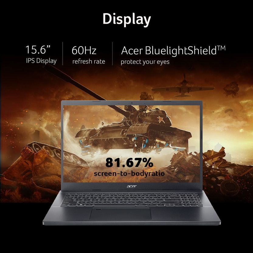 Acer Aspire 7 Intel Core i5 12th Gen 12450H 16GB 512GB SSD - Image 10