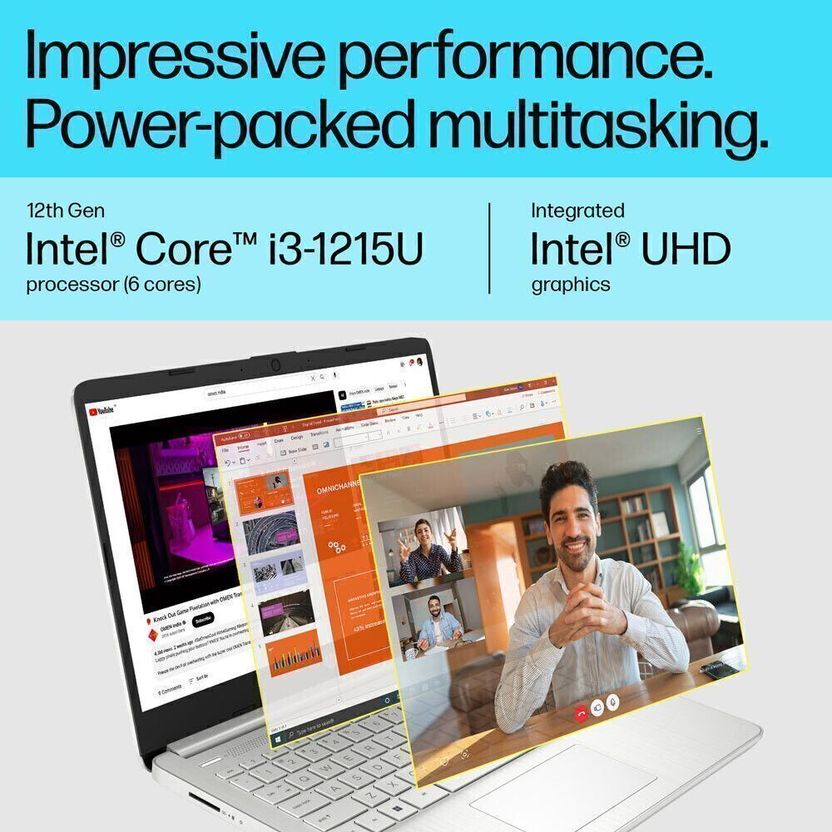 HP 15s Intel Core i3 12th Gen 1215U 8GB 512GB SSD - Image 3