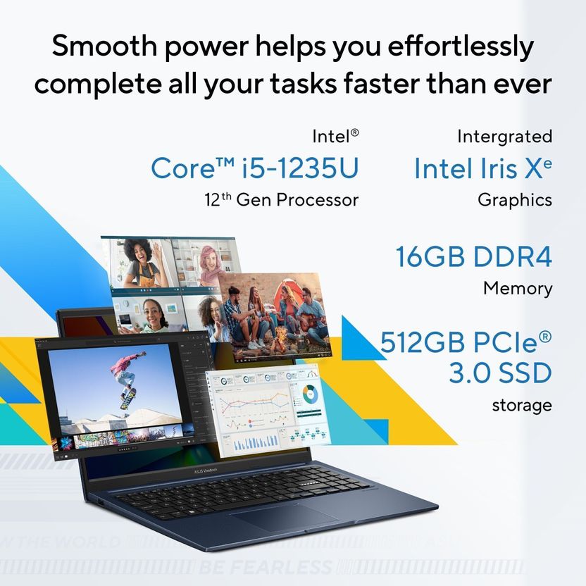 ASUS Vivobook 15 Intel Core i5 12th Gen 1235U 8GB 512GB SSD - Image 7