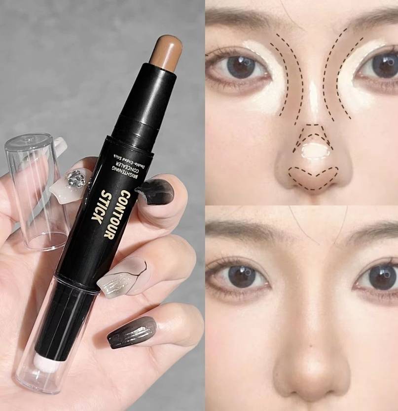 Arcanuy 2in1 Double End Contour Highlighter Stick Face Concealer