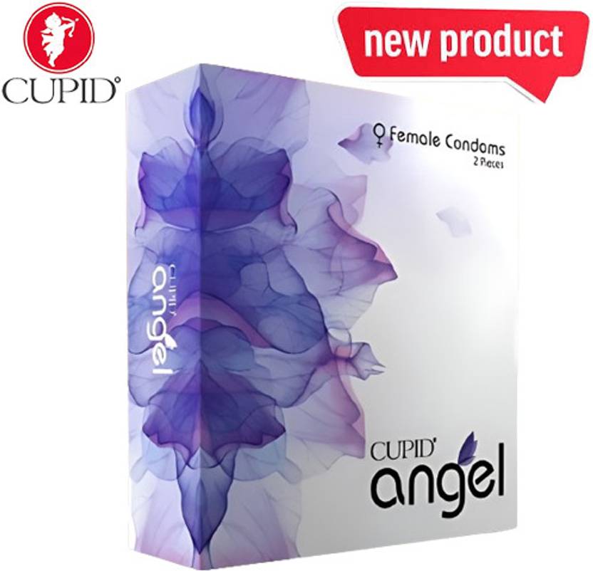 CUPID Angel Unique Design Uninterrupted Pleasure No Side Effects Lavender Scented Condom