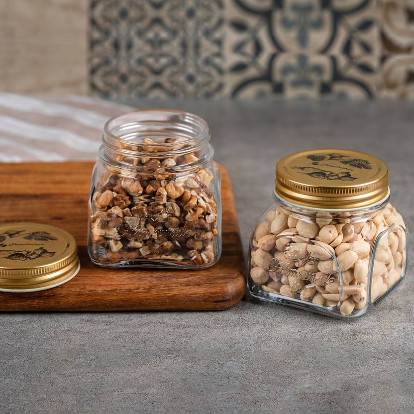 PASABAHCE Glass Cookie Jar - 300 ml