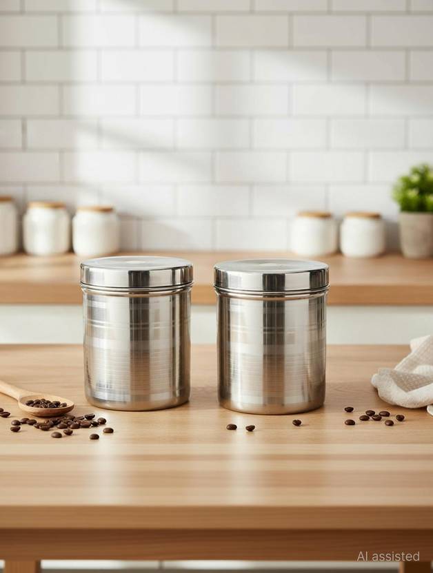 BERBEL Steel Grocery Container - 1 L