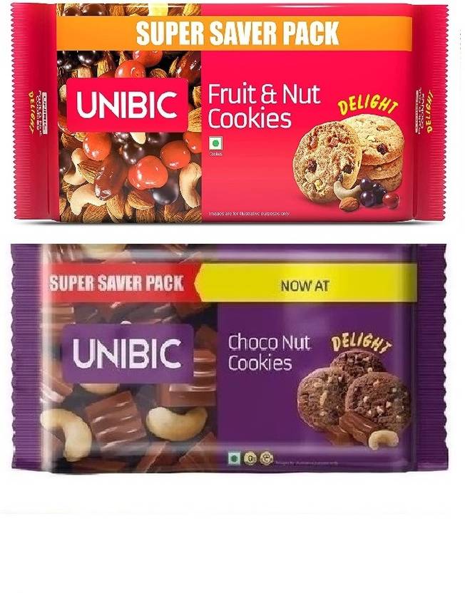 UNIBIC Choco Nut 300gm / Choco Chip 300gm Cookies Price in India Buy