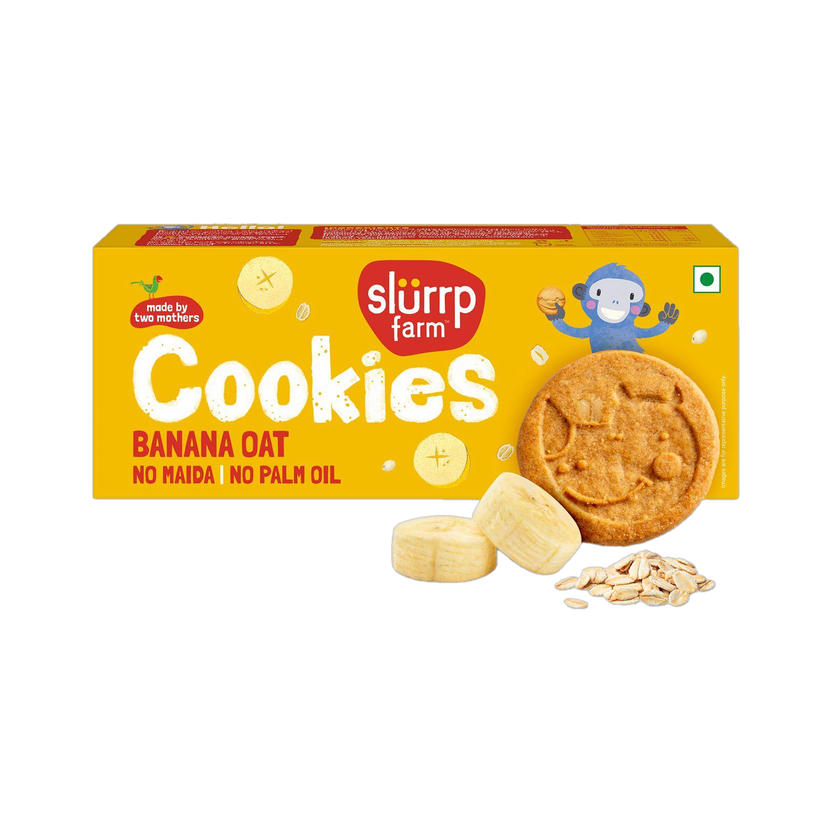 Slurrp Farm Banana Oat Cookies Cookies