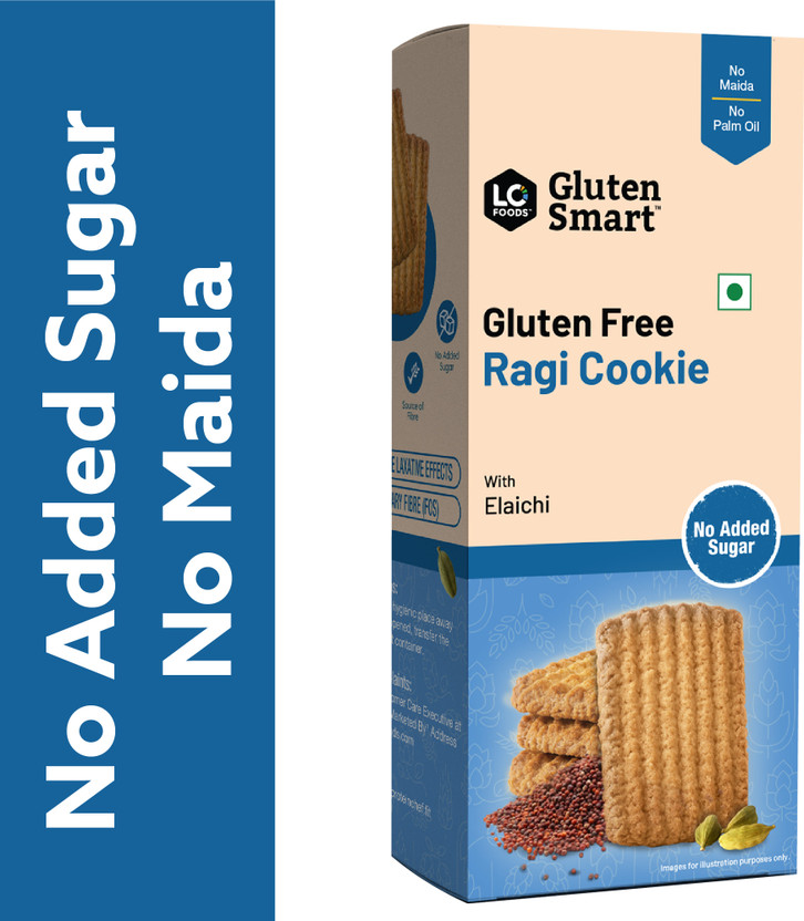 Lo! Gluten Free Ragi Cookies, No Added Sugar, No palm oil Cookies