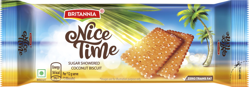 BRITANNIA Nice Time Coconut Cookies