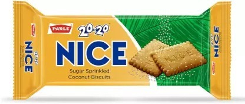PARLE 20-20 Nice Sugar Sprinkled Bakery Cookies