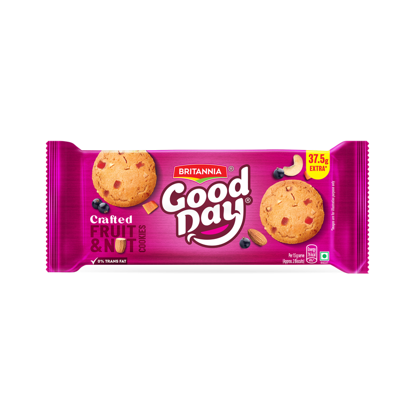 BRITANNIA Good Day Fruit & Nut Cookies