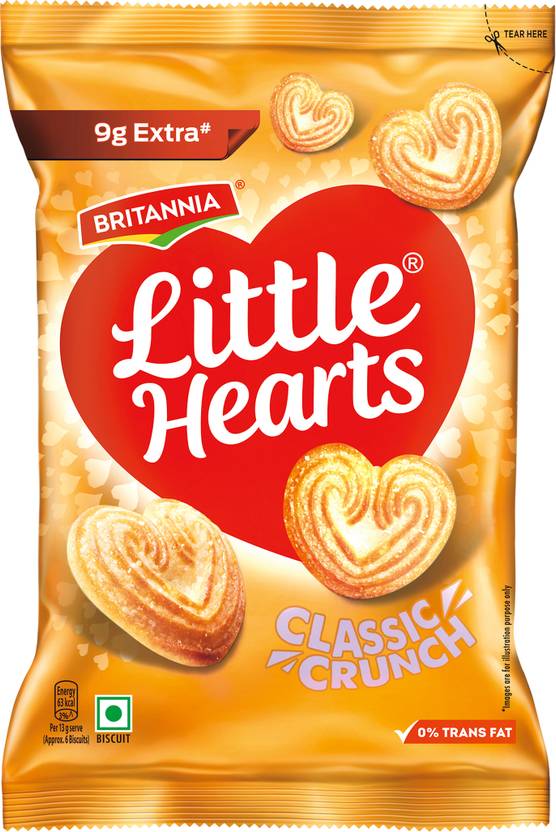 Currently unavailable BRITANNIA Little Hearts Classic Crunch Sweet & Salty Biscuit