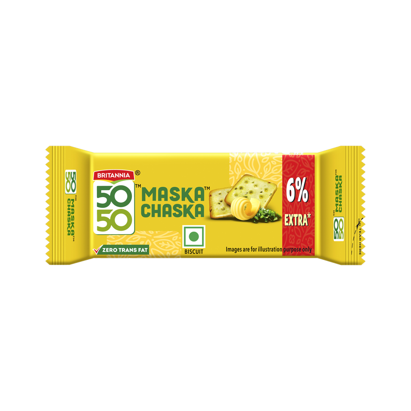 Currently unavailable BRITANNIA 50-50 Maska Chaska Salted Biscuit