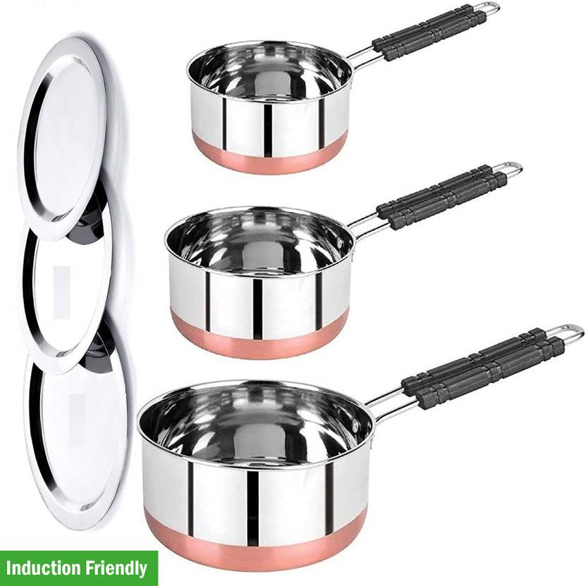 Myntra | BERGNER TriPly Stainless Steel Induction Bottom Set of 3