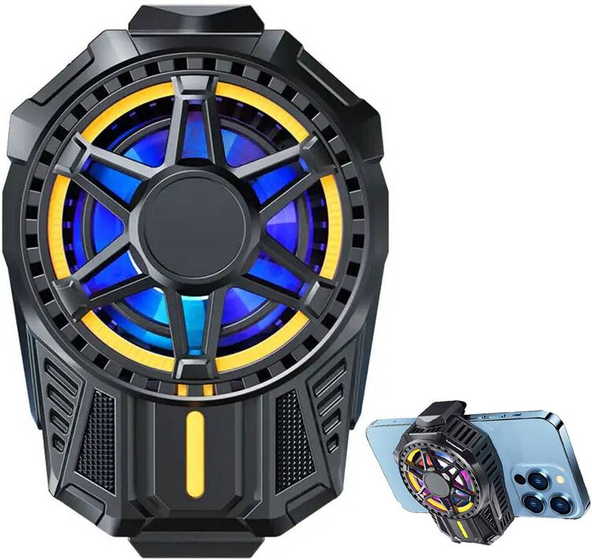 MOBIZAC SL01 Mobile Cooler Gaming Fan for Gamers Long Filming Session Use Phone 1 Fan Ergonomic Cooling Pad