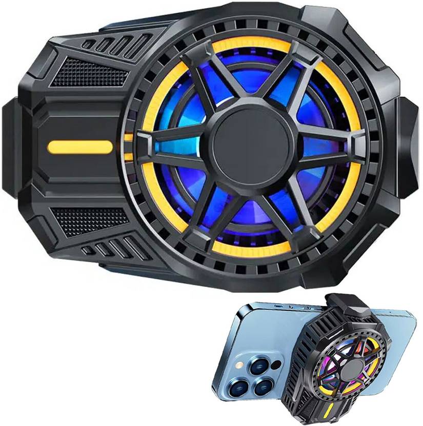 MOBIZAC SL 01 Mobile Cooler for Gaming Fan for Game Long Filming Mobile Gaming 1 Fan Ergonomic Cooling Pad