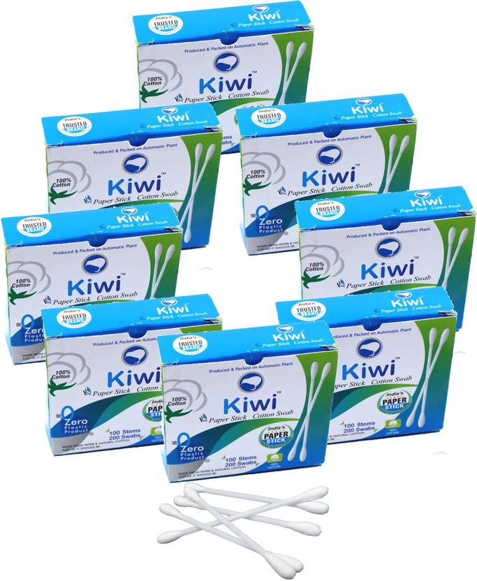 KIWI Ear Cleaning Paper Stick Swabs for Removing Ear Wax 800 Buds