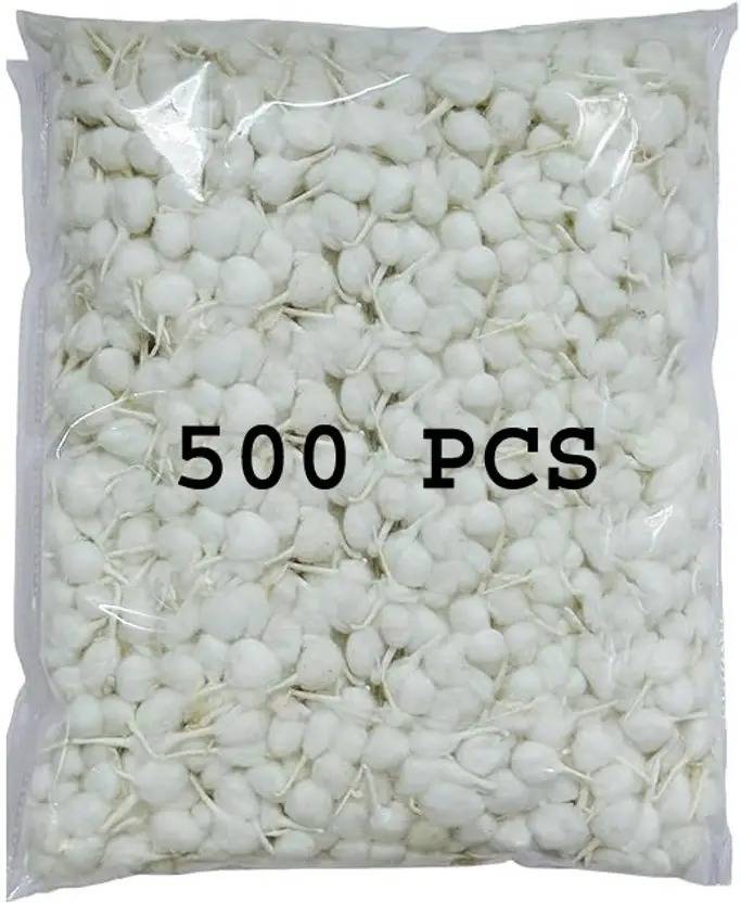 shyamcharan Premium Cotton Round Wicks for Diya Batti/ Phool Batti / Puja Baati 500 pieces Cotton Wick