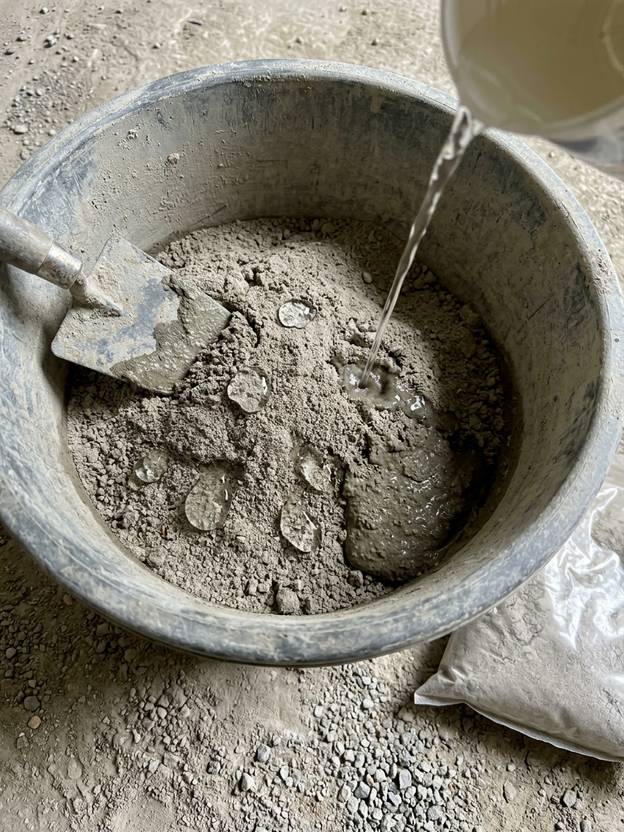 MoonDrops Sand and cement mix 3/1 Crack Filler