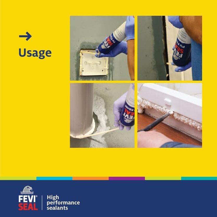 FEVISEAL PU-FOAM 750ml Spray Crack Filler - Image 4