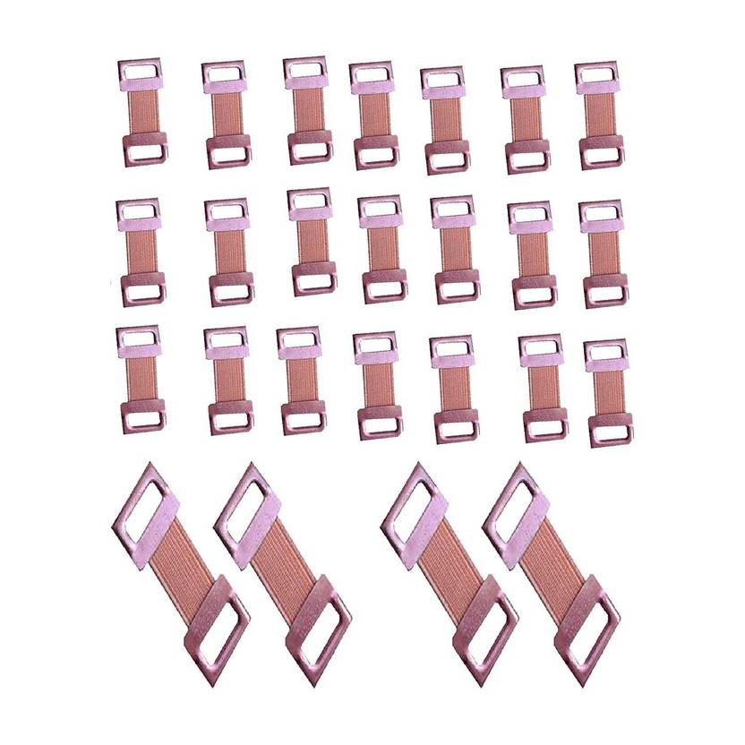 RARE OCEANS CREPE BANDAGE CLIPS (BROWN 20 PIC'S) Crepe Bandage