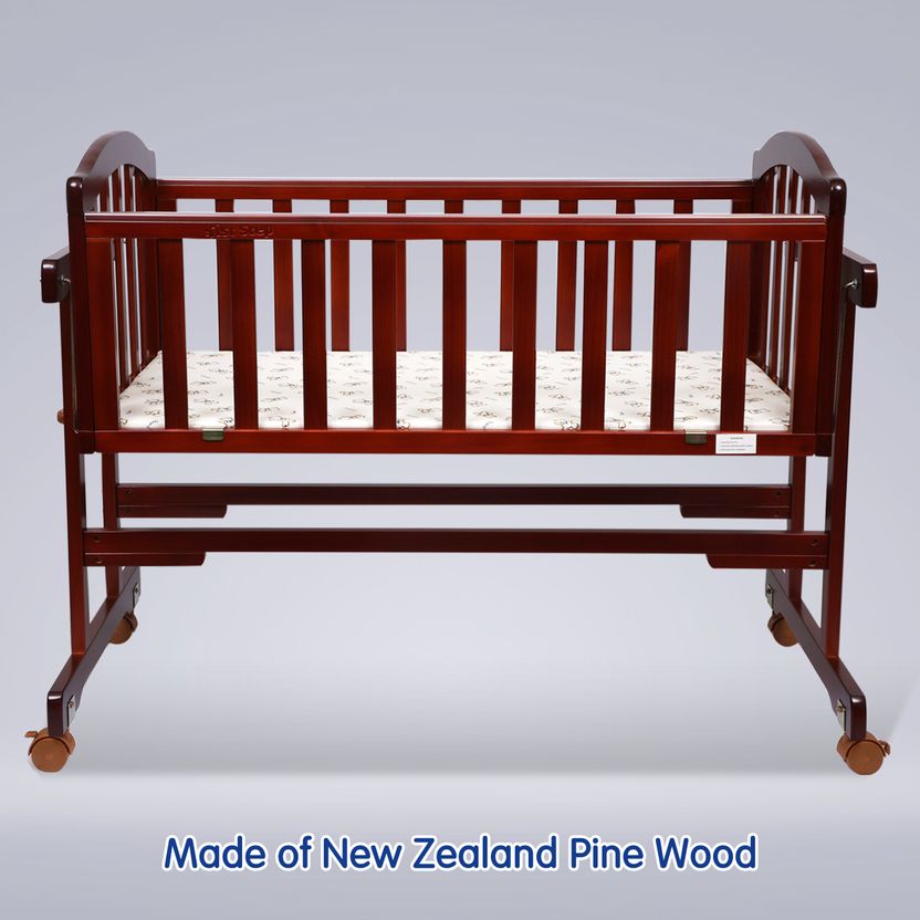 1st Step Wooden Cradle with Mosquito Net - Image 4