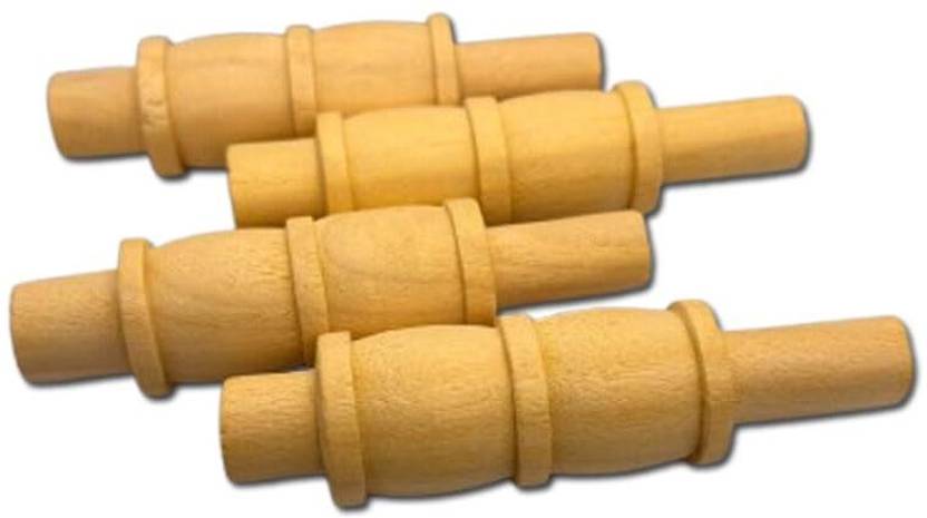 BOXCO Cricket Wooden Bails for Stumps, Wickets Standard Bail