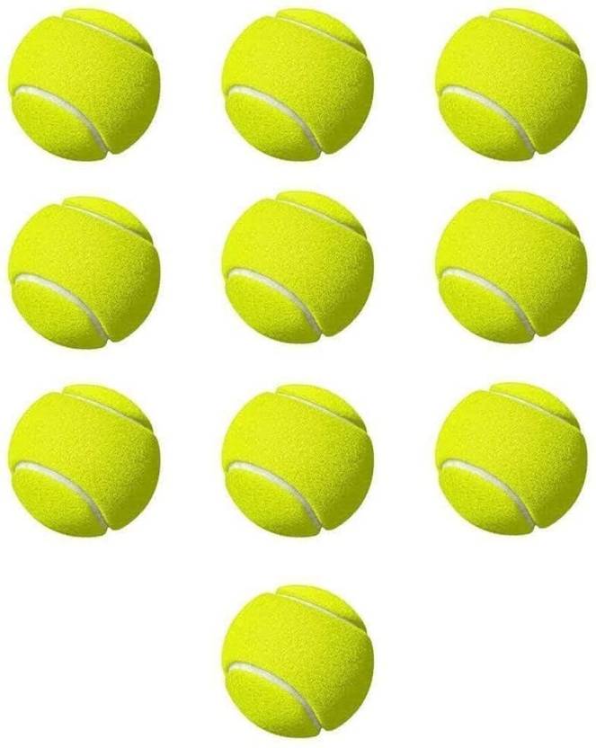Aseersaifi Cricket Tennis Ball Green Color Cricket Ball Standard Bail