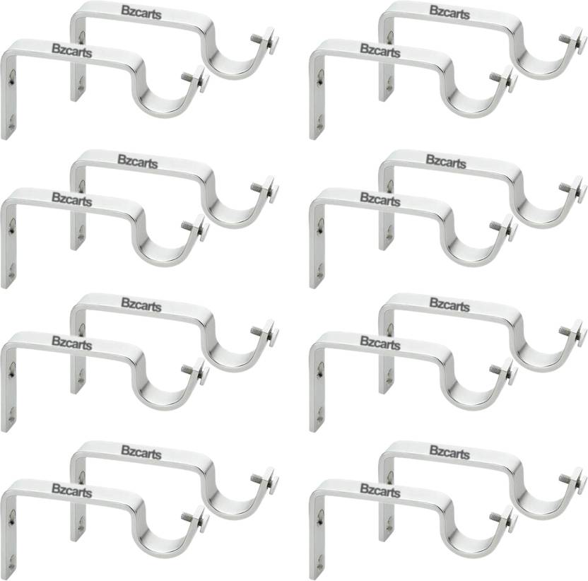 Bzcarts Silver Rod Rail Bracket Metal