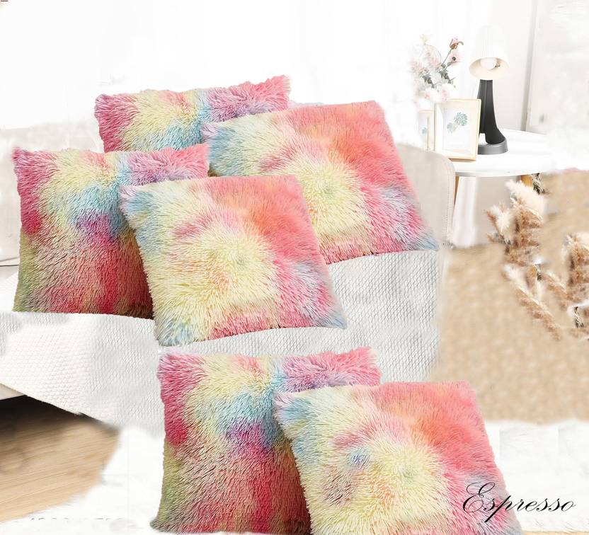 Espresso Fur Cushions Cover