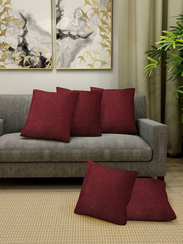 CARLTON LONDON Jute Cushions Cover