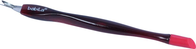 BabiLa CUTICLE TRIMMER & PUSHER CTP-V05 Single Ended Cuticle Pusher With Filer