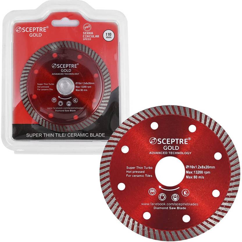 Sceptre Super Thin Zero Chipping Wheel Tile Cutting Blade Hot Press