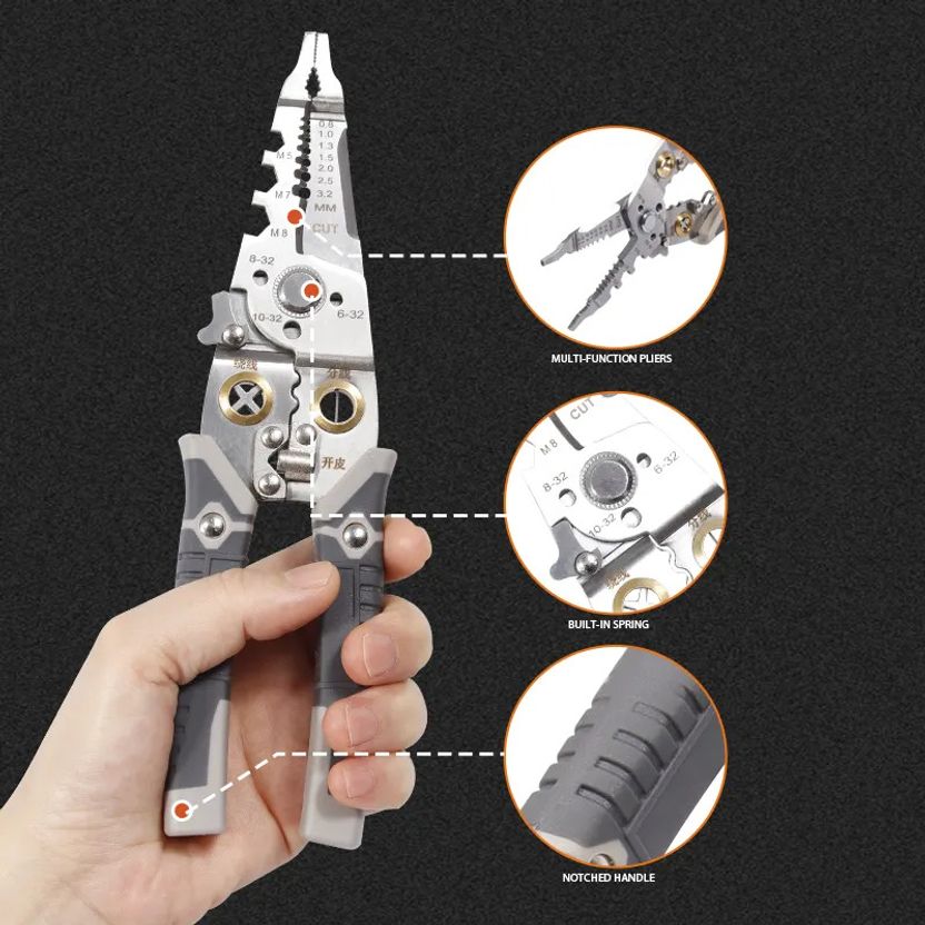 Whipbird 11-in-1 Multi-Purpose Electrical Stripping Tool - Image 1