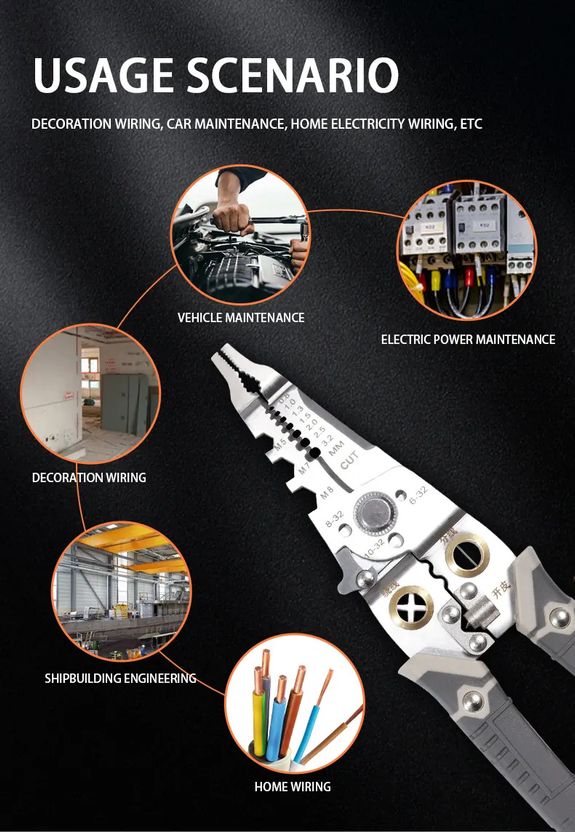 Whipbird 11-in-1 Multi-Purpose Electrical Stripping Tool - Image 3