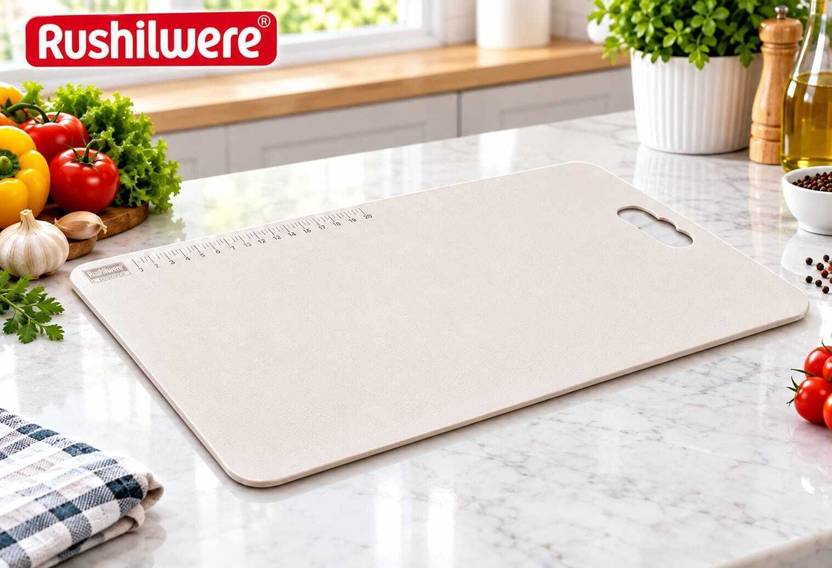 RUSHIL WERE Multipurpose Chopping & Cutting Board 31 x 21 cm Stainless Steel Cutting Board