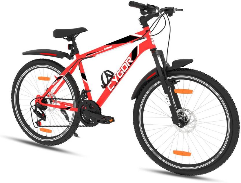 GANG Cygor Front Suspension Dual Disc Brake (21 Gear's) 24 T Mountain Cycle Price in India Buy