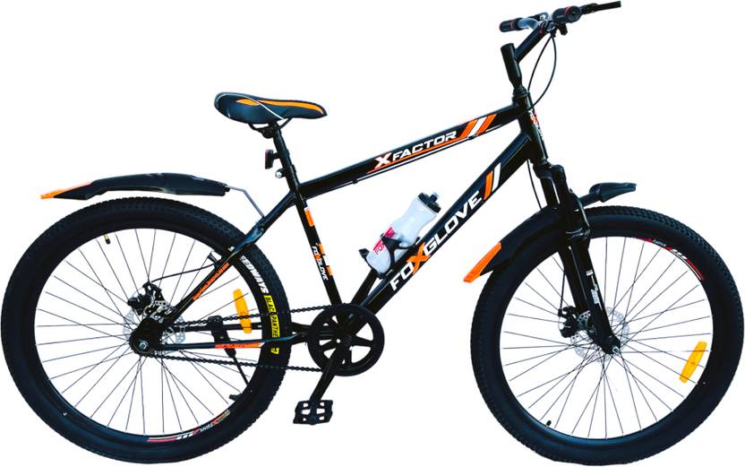 FOXGLOVE X FACTOR 27.5 T F/ORANGE ALLOY RIM FRONT SHOCKER DISK BRAKE