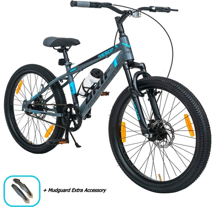 VESCO Drift 24T Bicycle Big Kids Boys & Girls 9 to 15 age 24 T Mountain