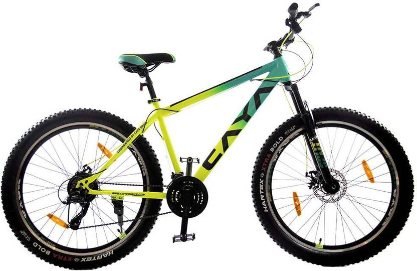 CAYA Split " Teal/Floro Double Alloy Rim Dual Disk Brake & Front