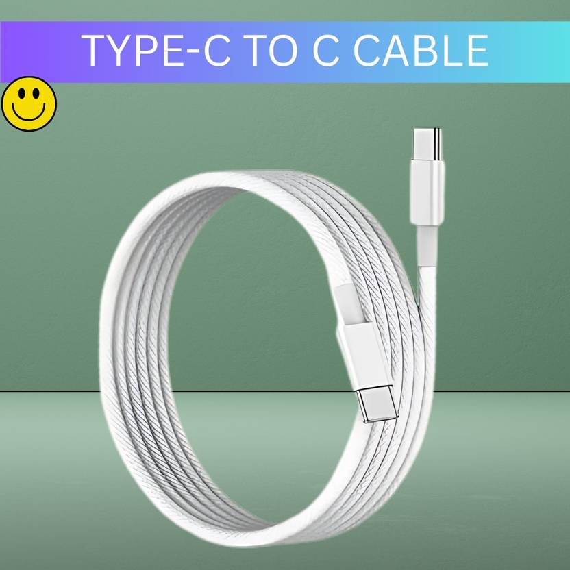 Clairbell Lightning Cable 1 m Type C To Type C Charging Cable Compatible With Type C Mobile & Other DiviceO216