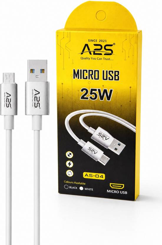 A2S Micro USB Cable 3.1 A 1 m 25W FAST DATA CABLE