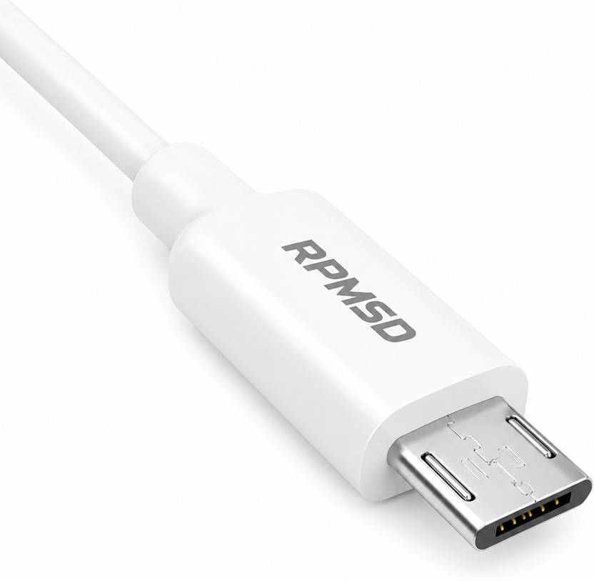 RPMSD Micro USB Cable 2.4 A 1 m Copper Braiding, Aluminum Foil CC-14 Durable 2.4A Micro USB Charger Cable 1m Fast Sync Data Wire