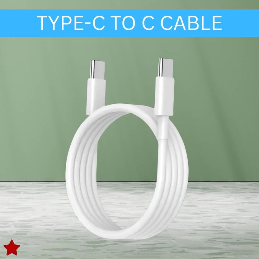 Clairbell Type C 1 m Type C To Type C Charging Cable For Type C All Mobile Other Type C Divice SM18