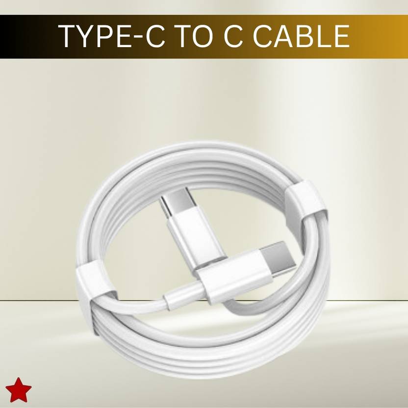 Clairbell Type C 1 m Type C To Type C Charging Cable For Type C All Mobile Other Type C Divice AM209