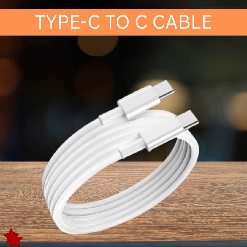 Clairbell Type C 1 m Type C To Type C Charging Cable For Type C All Mobile Other Type C Divice DM127