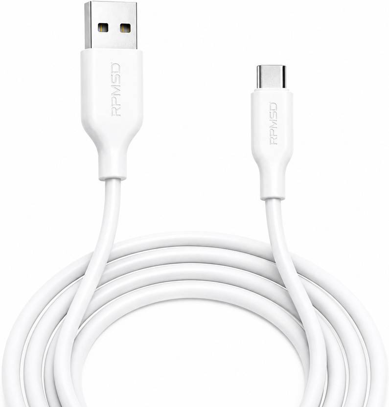 RPMSD Type C 3 A 1 m Aluminum Foil Long Lasting 18W Type-C Fast Charger Cable with Reinforced Joint (1 Meter)