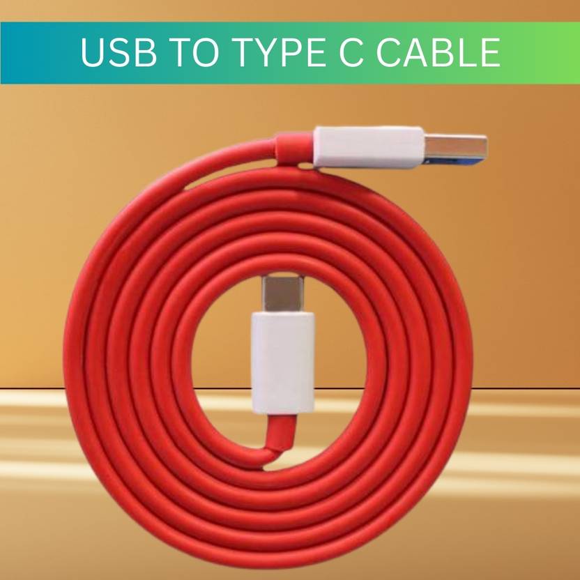GUGGU USB Type C Cable 1 m Dash USB Type C Cable 1m Type-C, Fast Charging Cable Supports VOOC/WARP/DASHP471
